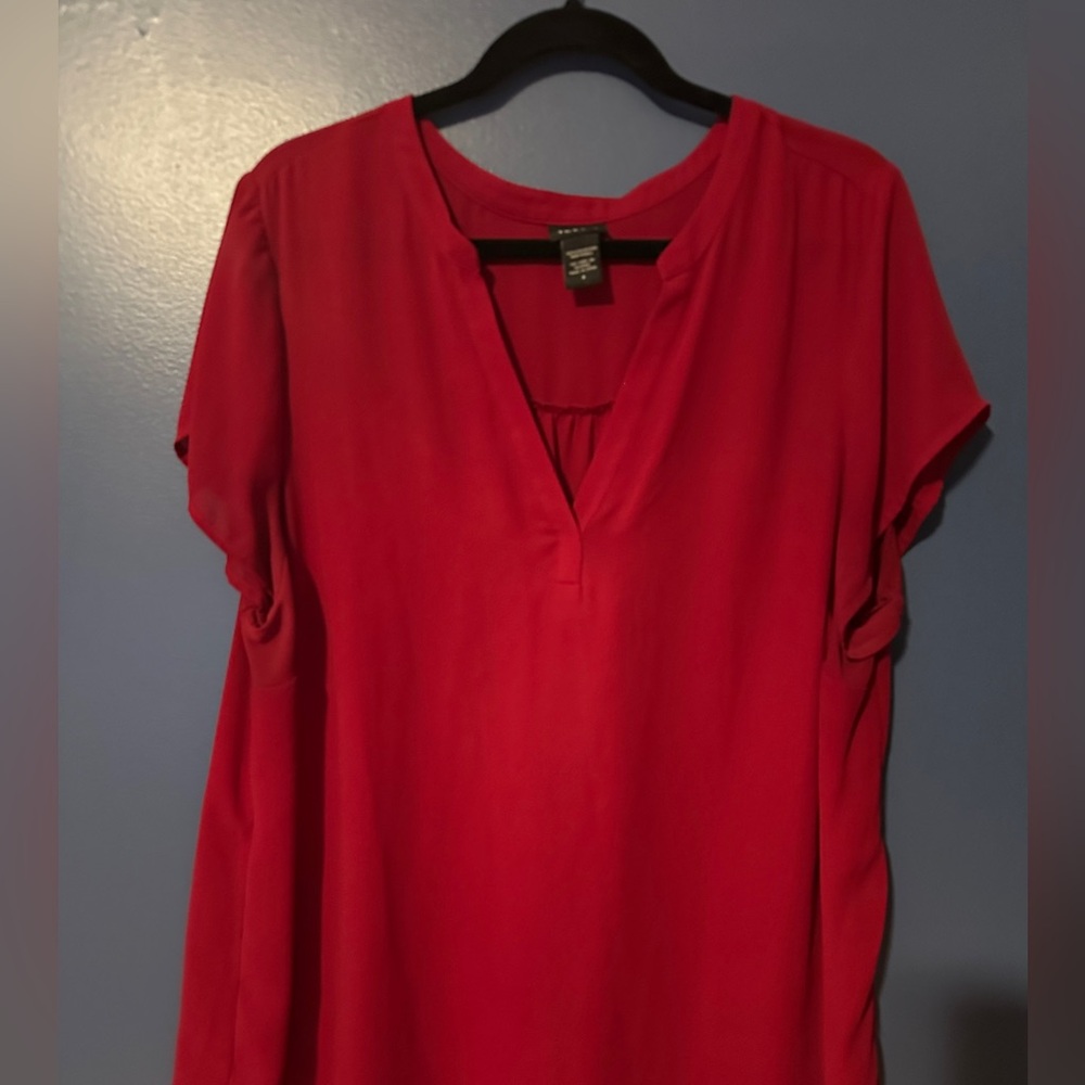 Torrid Bold Red Blouse